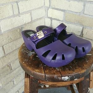 Purple Dr. Scholl's Dance Clogs Size 8 NEW